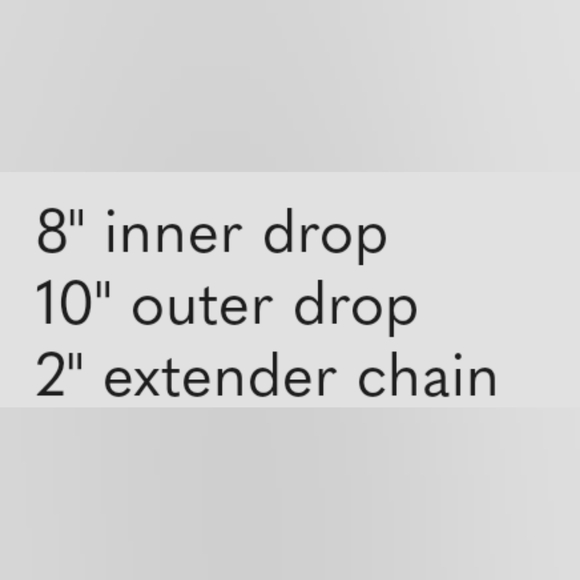 White House Black Market Acrylic and Glass Pendant Necklace - Picture 8 of 8